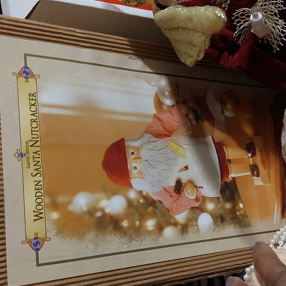 Wooden Santa Nutcracker - Picture 3 of 3